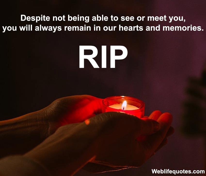 Rest in Peace (RIP) Quotes for Friend - Web Life Quotes